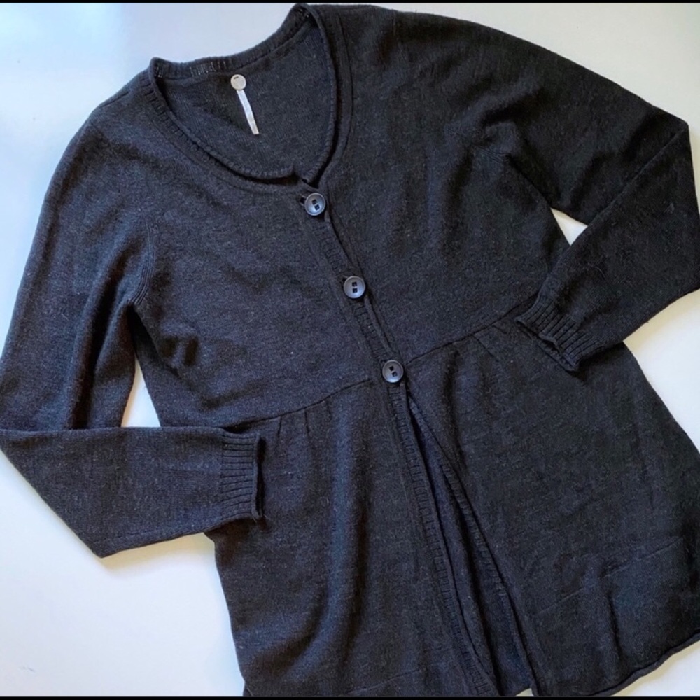 Margaret O’Leary Wool Cardigan Sweater / Sz L